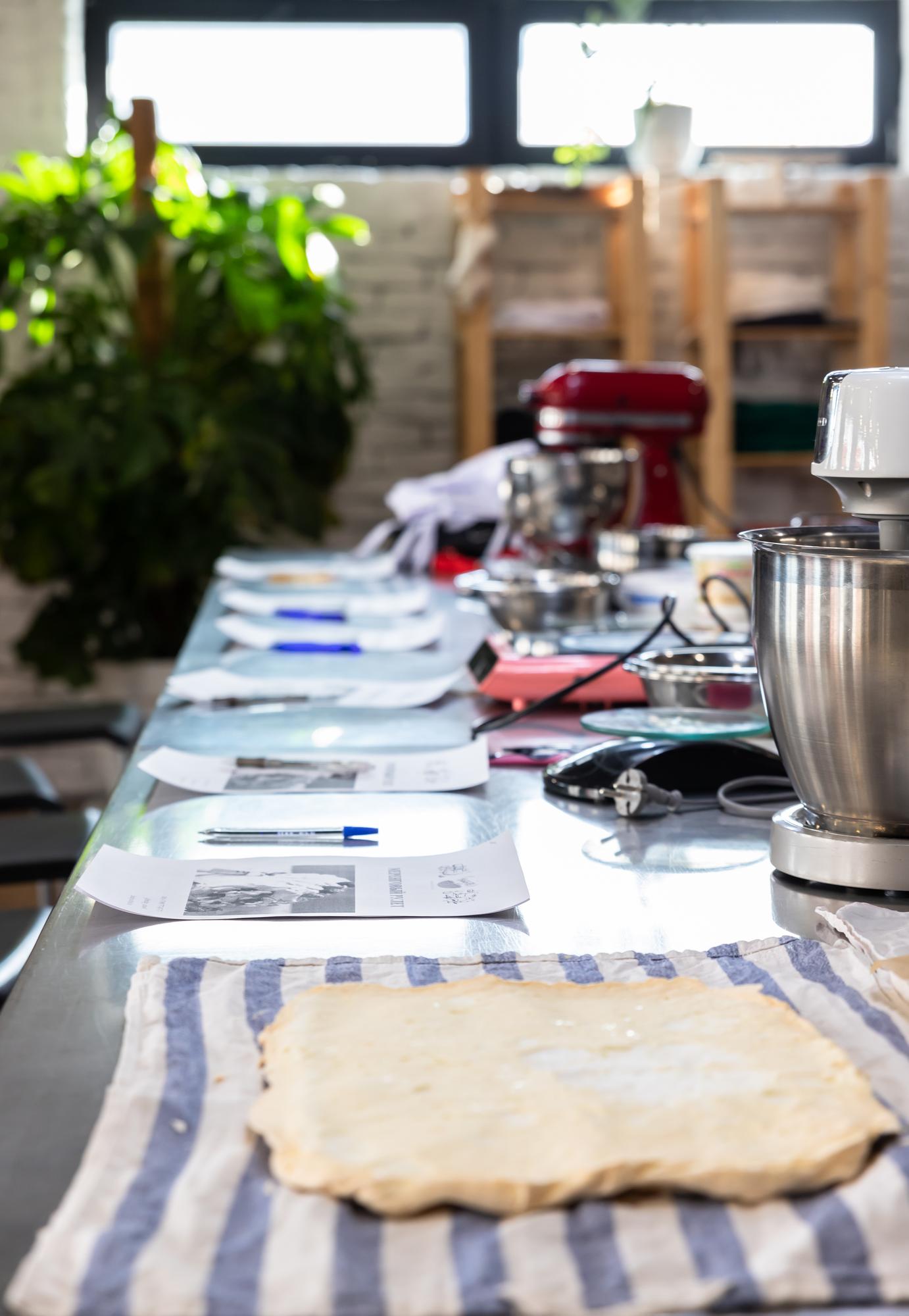 Printed curriculum and kit on table